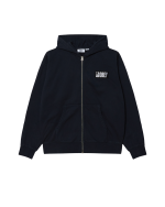 MARGIN FADED ZIP HOOD