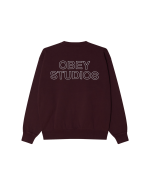 OBEY STUDIOS FADED CREWNECK