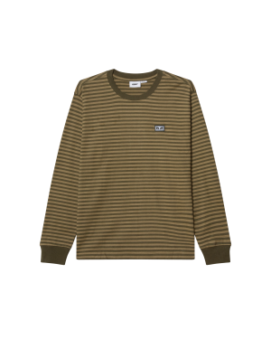 EST. WORKS EYES LS STRIPE SHIRT