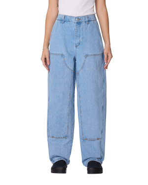 LEAH III BAGGY DBL KNEE DENIM