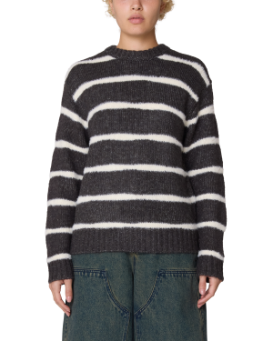 CASEY STRIPE CREW SWEATER