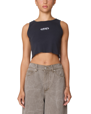 PLANET MORGAN RAW EDGE RIB TANK